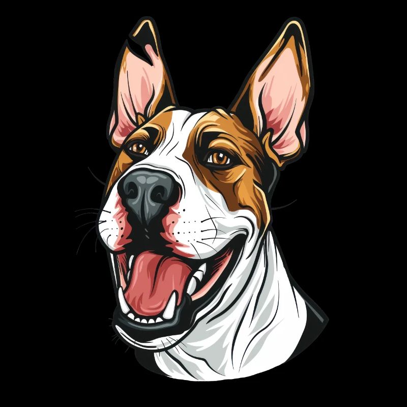 Bull Terrier | Illustration de dessin animé