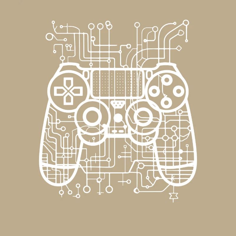 Gaming Controller Drawing