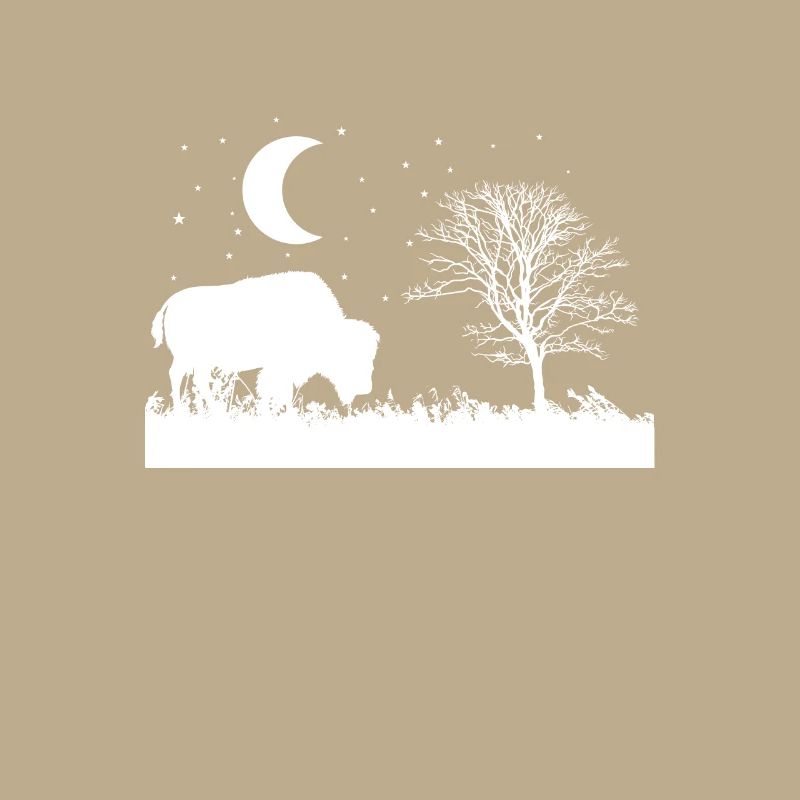 Le bison mange l’animal de l’herbe