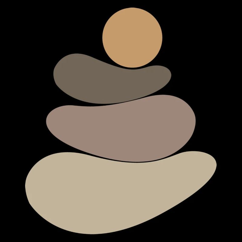 Logo marron pierre/roche