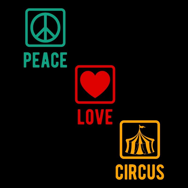 Circus Peace Love Circus Circus Performer Gift