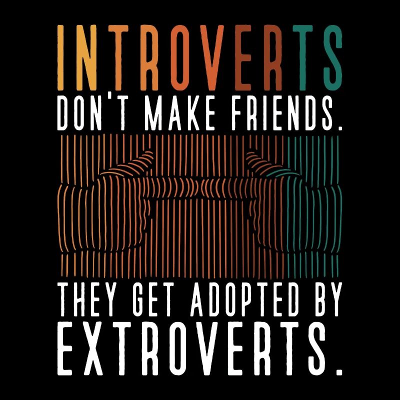 Les introvertis ne se font pas d’amis introvertis