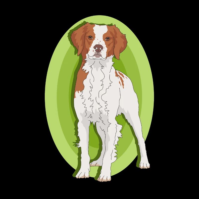 Brittany Dog Breton Pointing Dog Gift
