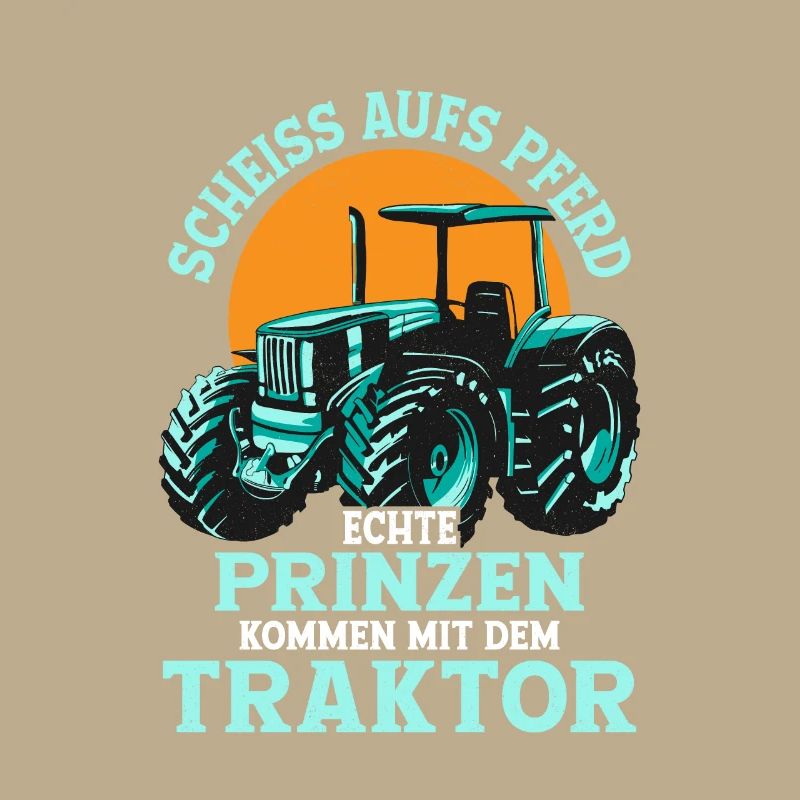 Echte Prinzen kommen mit dem Traktor Trecker Bauer