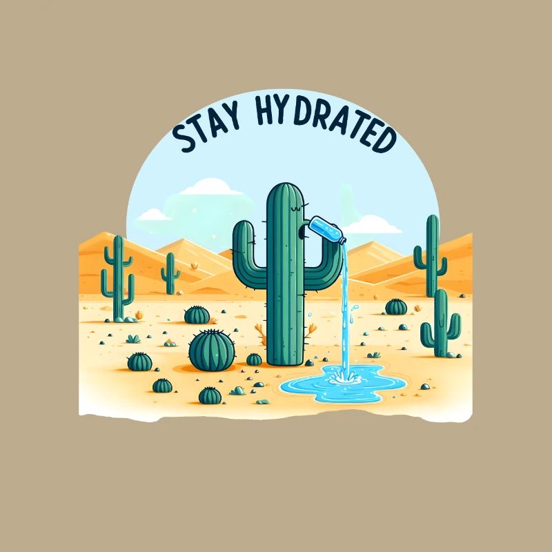 Cactus hydratant dans le désert