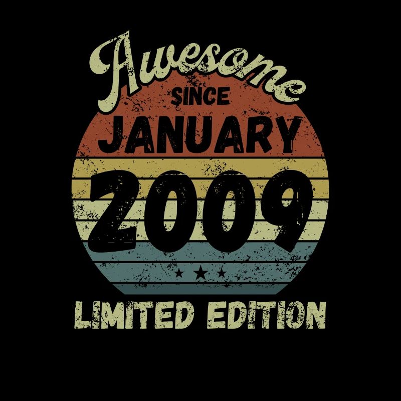 Awesome since January 2009 - Geburtstag