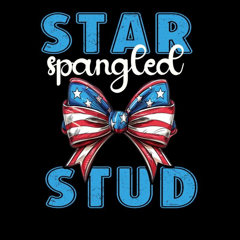 Star Spangled Stud - Patriotic Look with