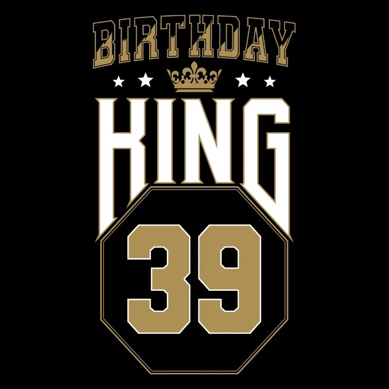 Birthday King 39 Years 39th Birthday Gift