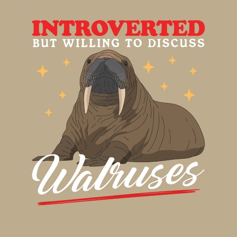 Walross Walroß Walrus Walrosse Geschenk