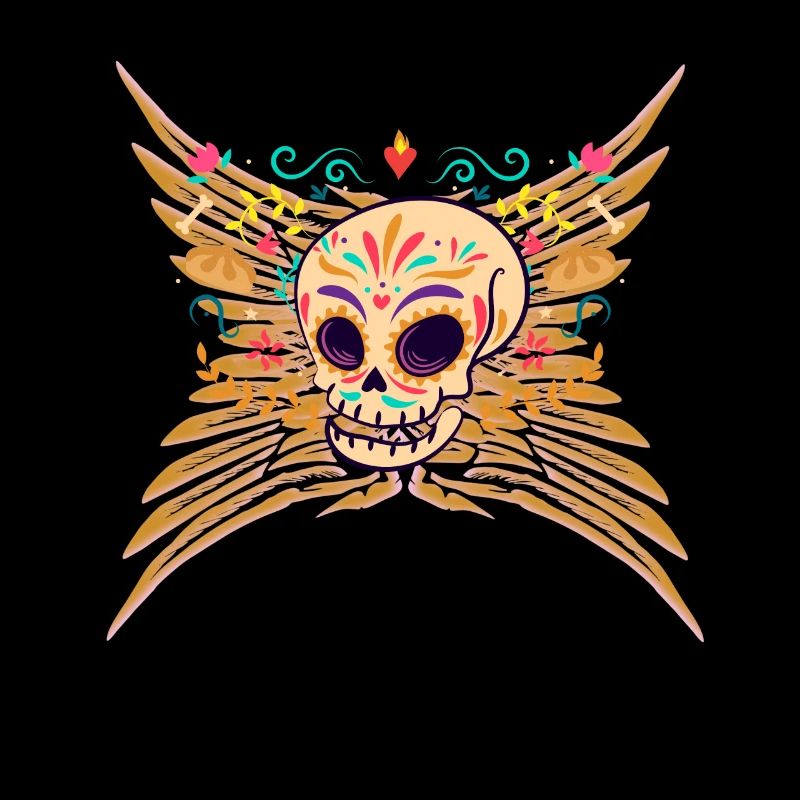 Funky Skull Colorful Mix