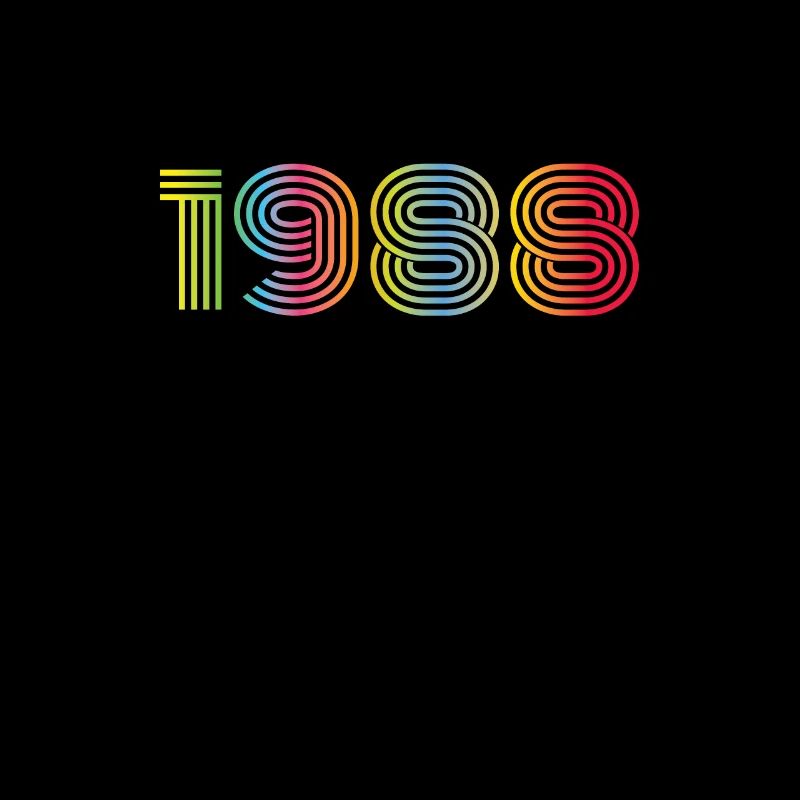 1988 Anniversaire Funky Année