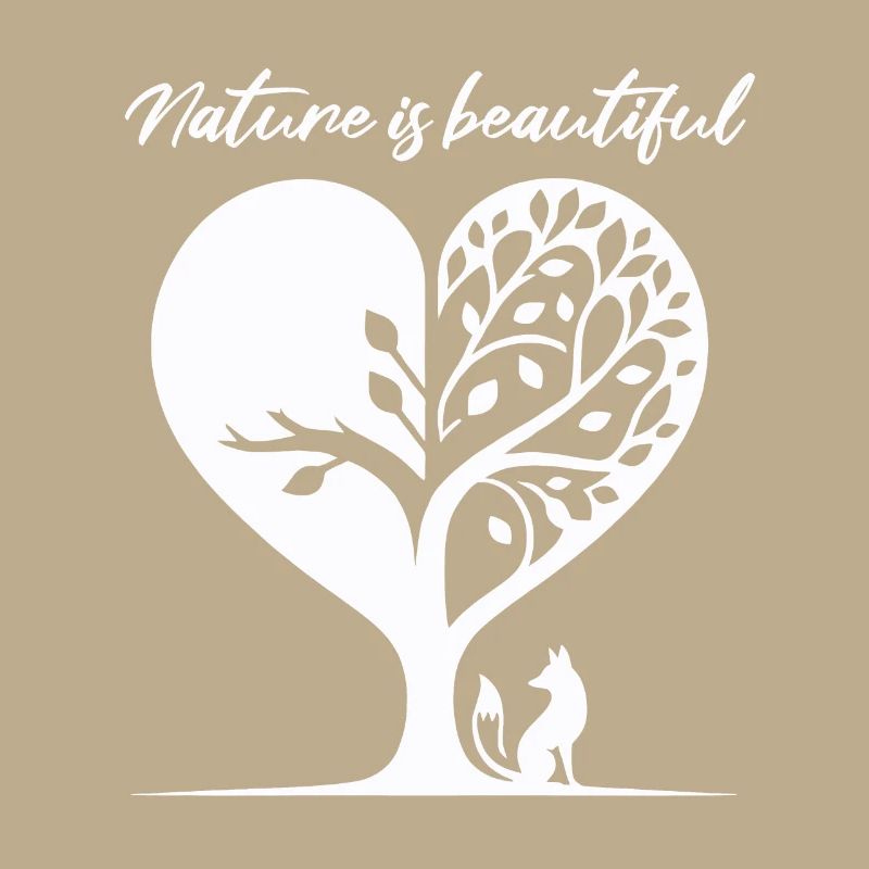 Nature is beautiful Fox Tree Heart Life Wilderness