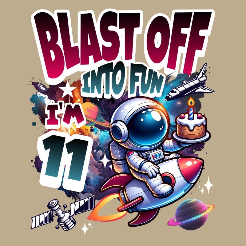 Astronaut 11th Birthday Space