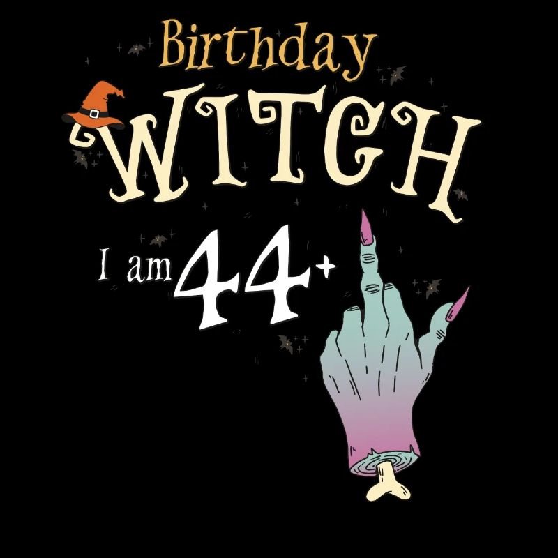 45 yo Hexe HallowQueen 45. Geburtstag Lustig