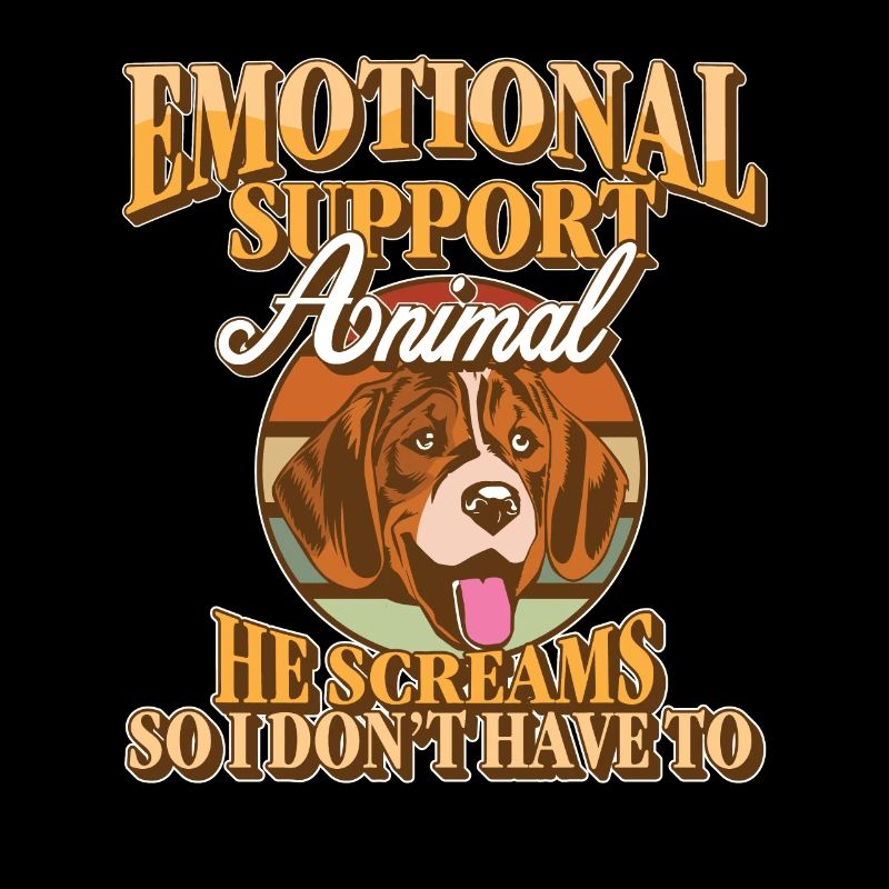 Emotional Support Animal He Screams So I Don't