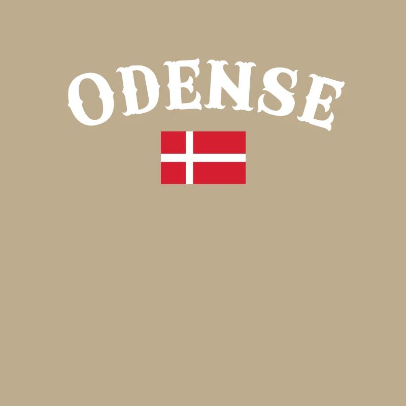 Odense Denmark Danish Flag Proud Dane