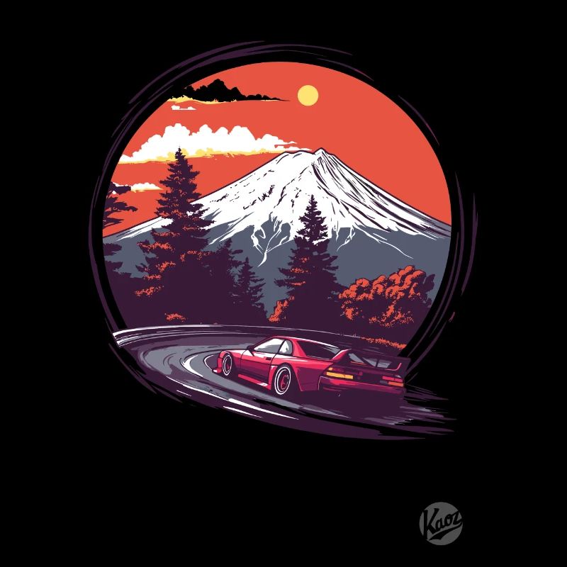 Mount Fuji JDM Rennwagen