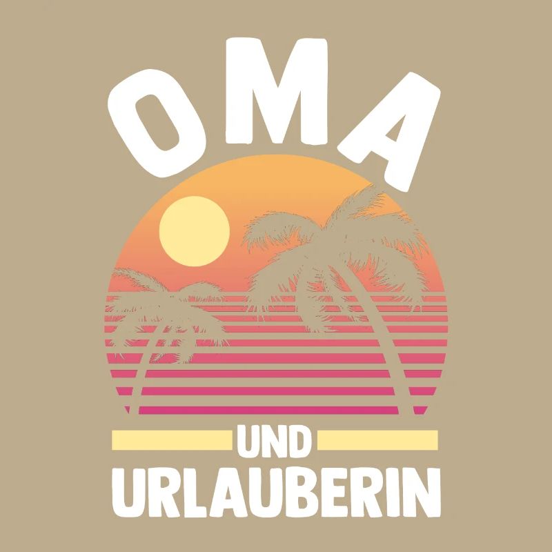 Urlaub Urlauberin Großmutter Oma