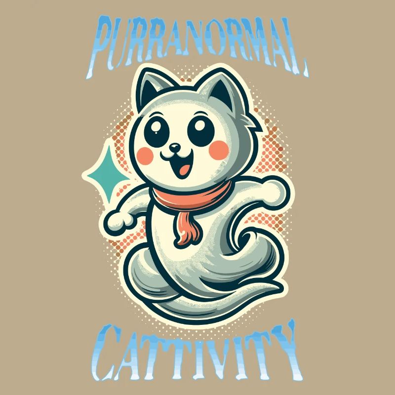 Funny Halloween Outfit Purranormal Cattivity
