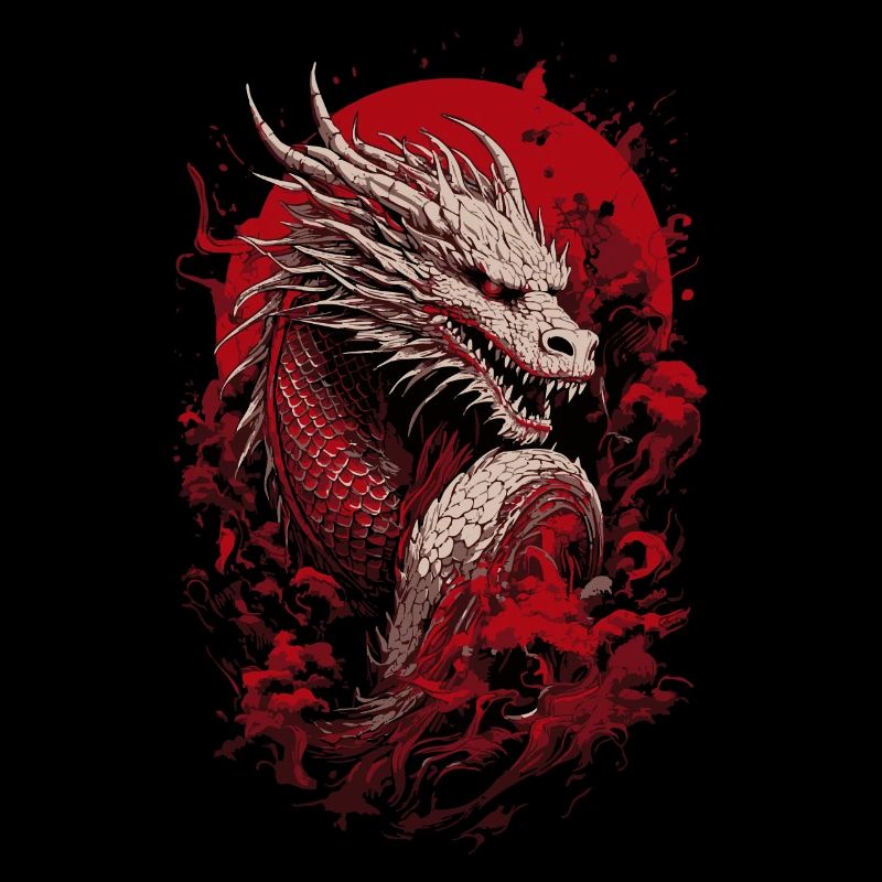 Japanese dragon, ghostly