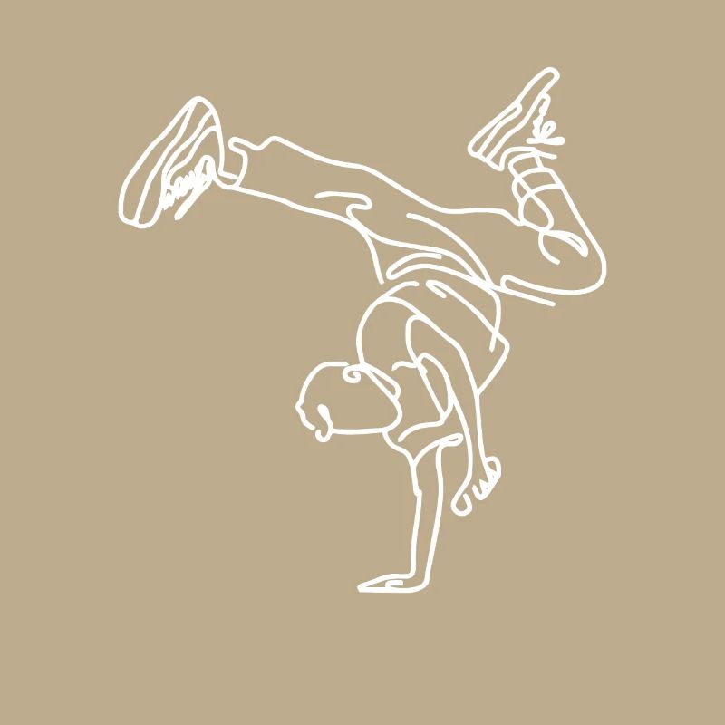 Breakdance Boy Drawing