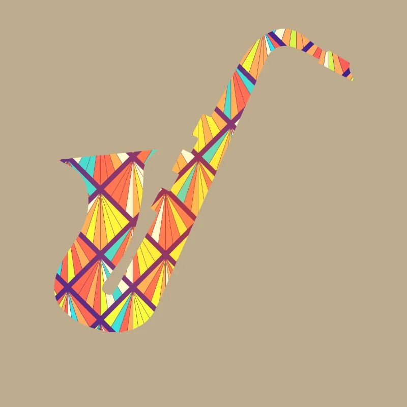Saxophone Geometric