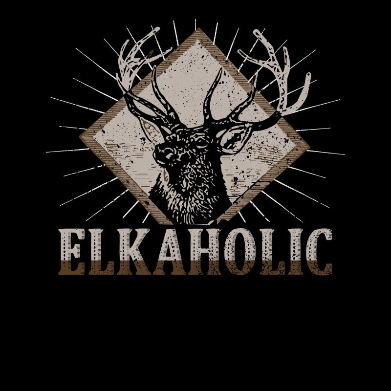 Elchjagd Elkaholische Jäger