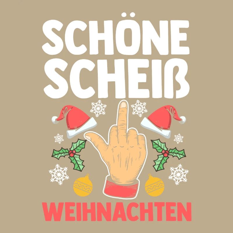 Weihnachtsmann Schöne Scheiß Weihnachten