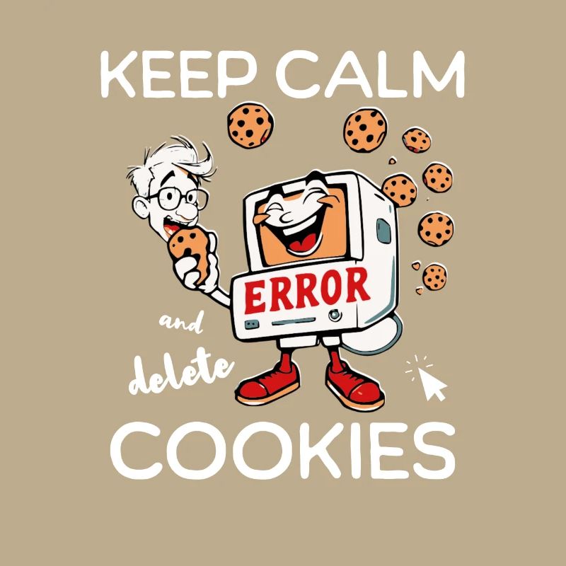 Keep Calm And Delete Cookies IT Nerd
