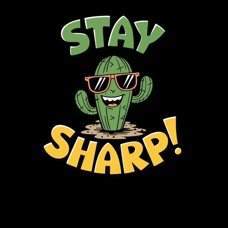 Stay Sharp Cactus