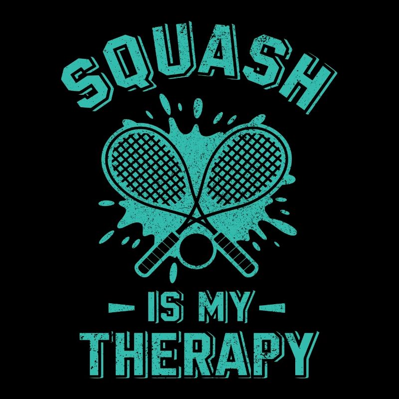Squash is my Therapy Funny Squash Player