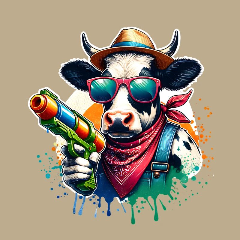 Pistolet à eau vache