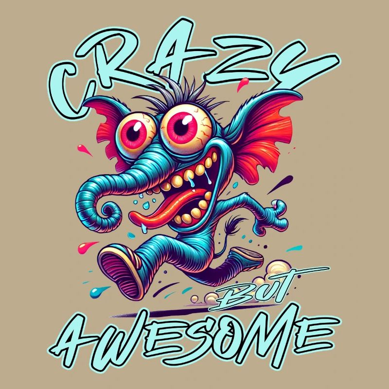 Crazy but Awesome Elephant Comic Style