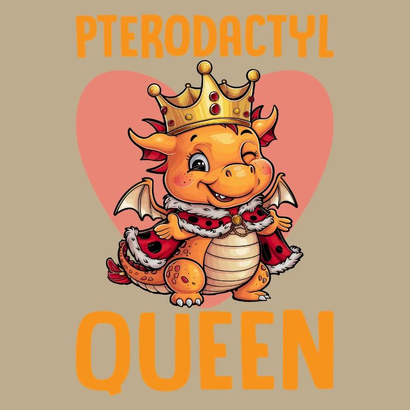 Pterodactyl Queen Dino Design