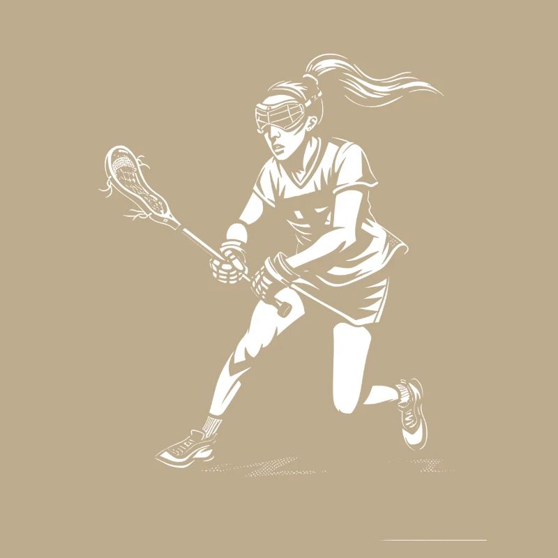 Joueuse de crosse