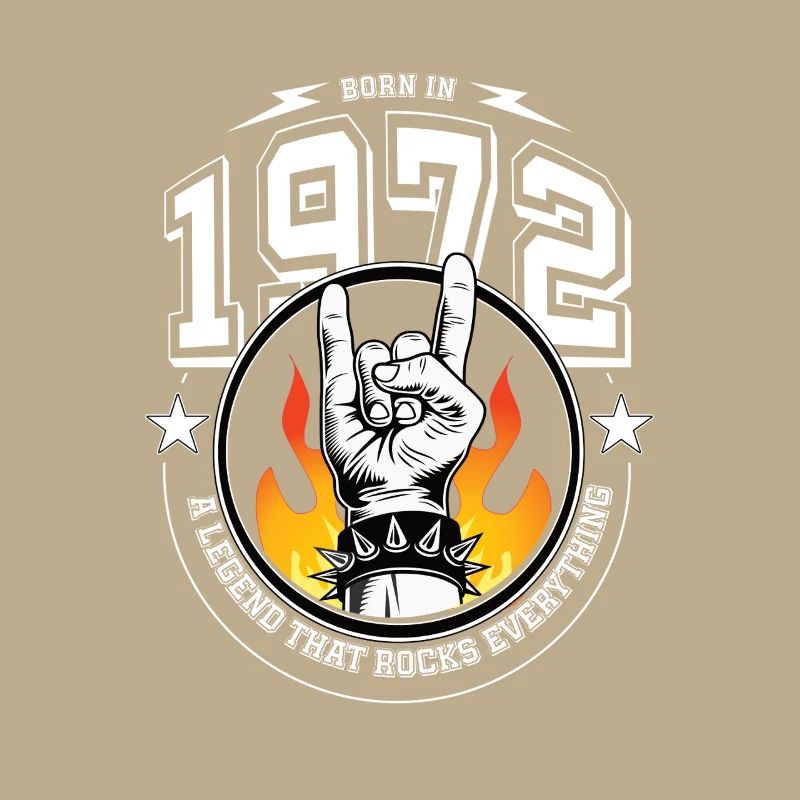 1972 Birthday, rocks everything