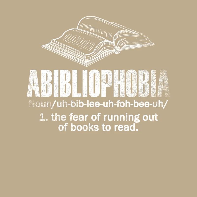 Abibliophobia Bookworm Reading Books