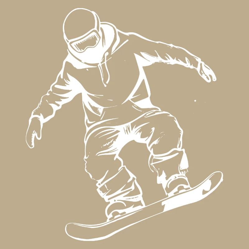 Dessin de snowboarder