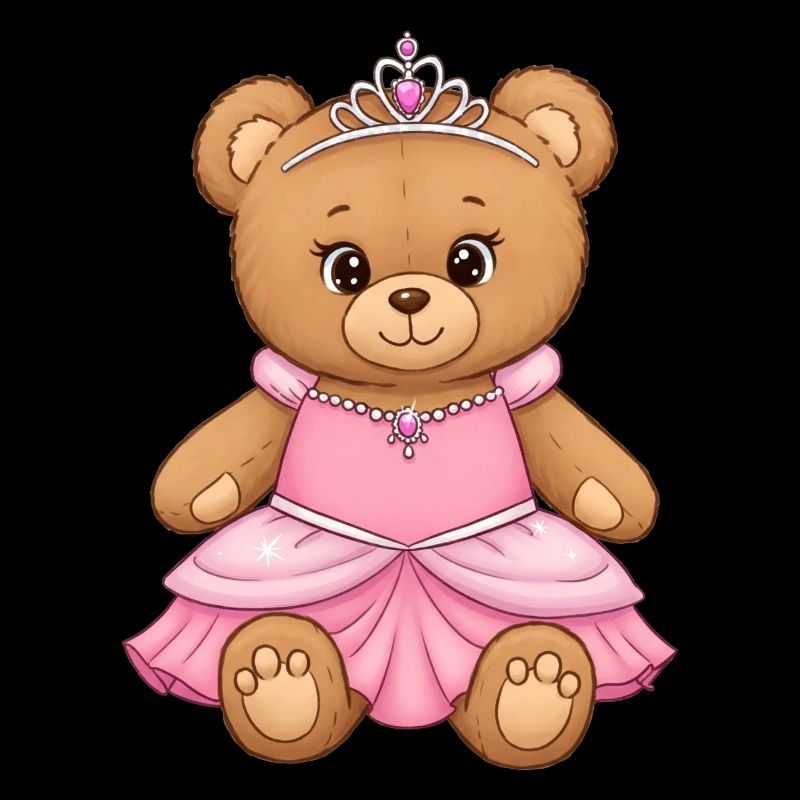 Ours en peluche Princesse