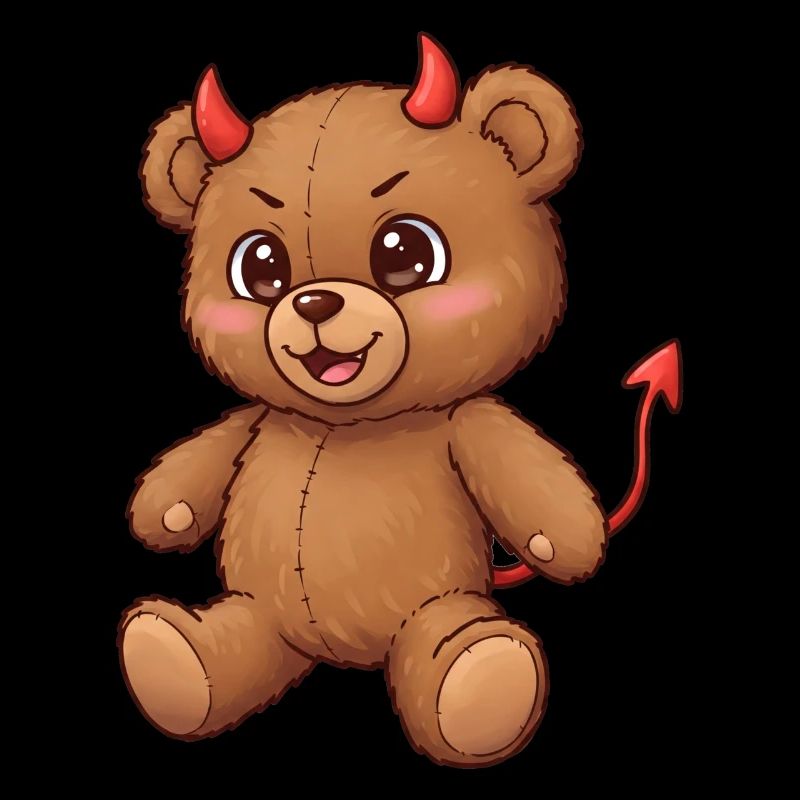 Teddybär Teufel