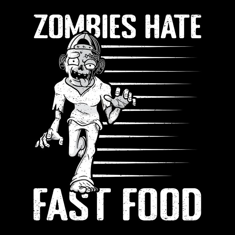 Marathon Runner Zombies Hate Fast Food Running