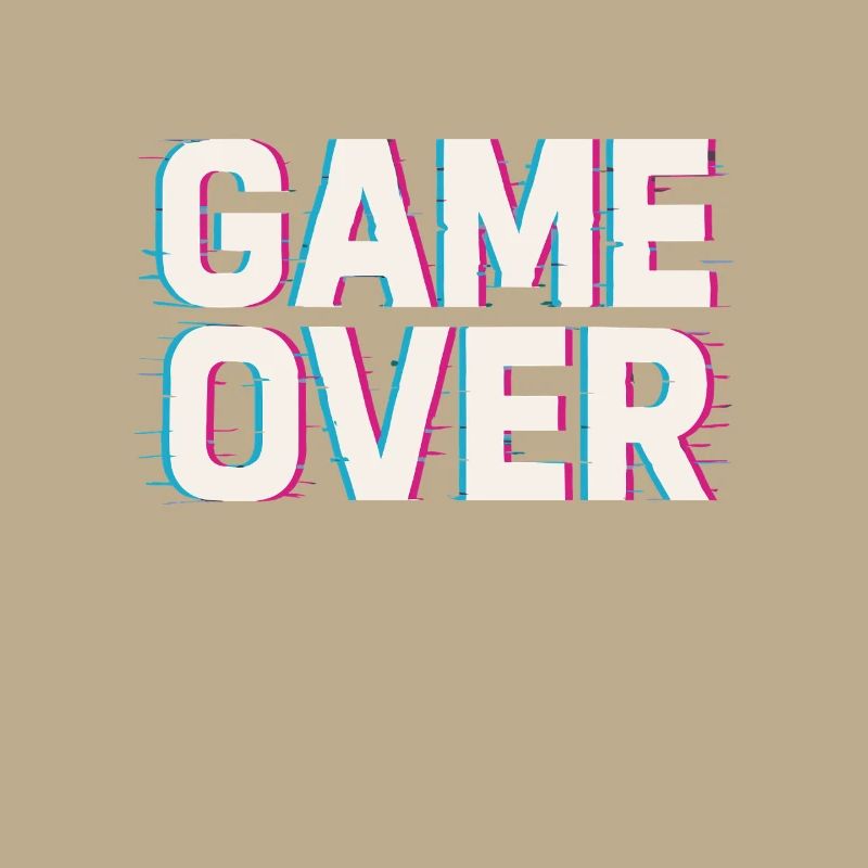 Game Over – Glitch Effekt