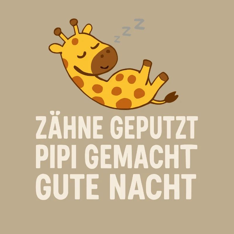 Teeth brushed, done, good night – giraffe
