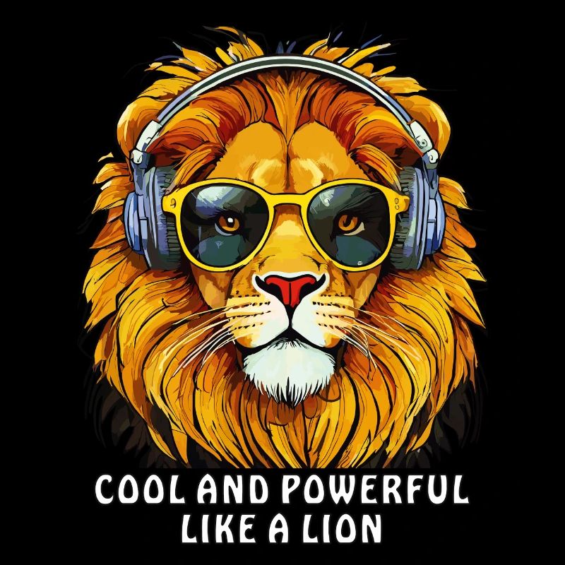 COOL AND POWERFUL LIKE A LION