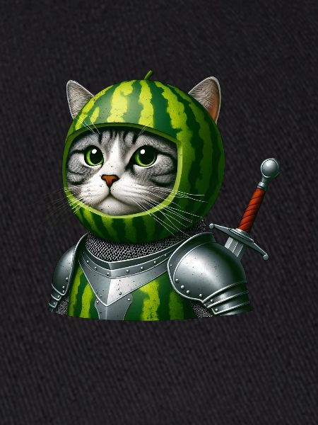 Watermelon Cat Knight