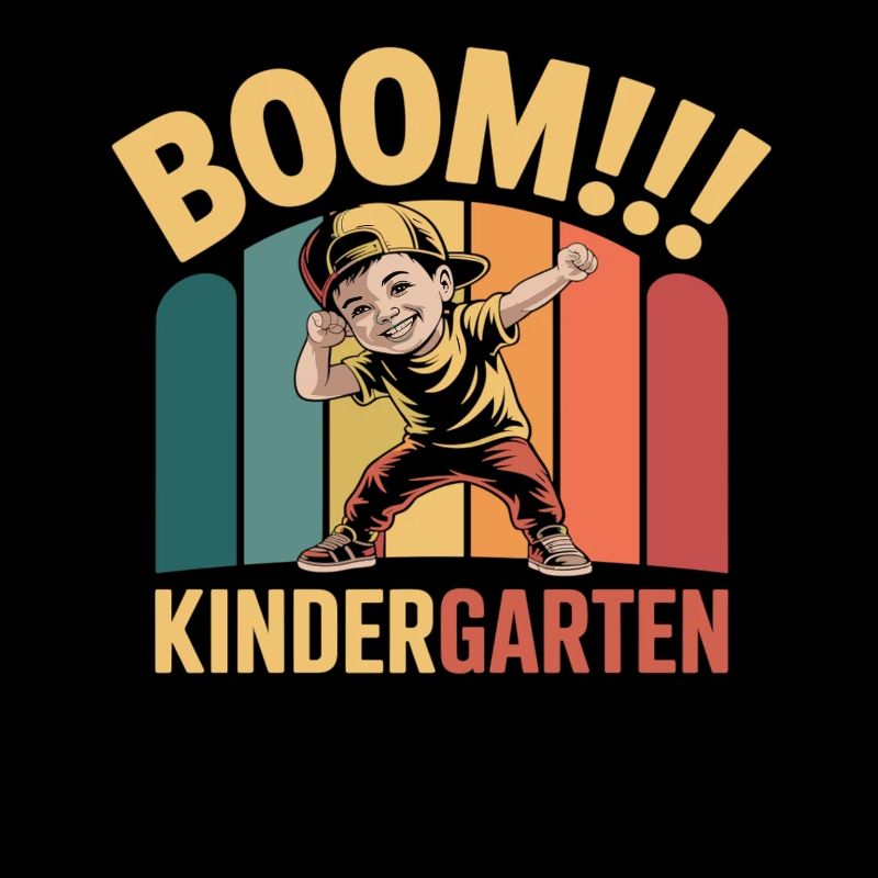 Funny Kindergarten Dab Design for Kids