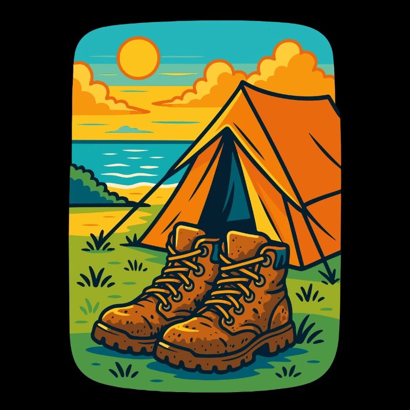 Camping Aventure Bottes Tente Plage