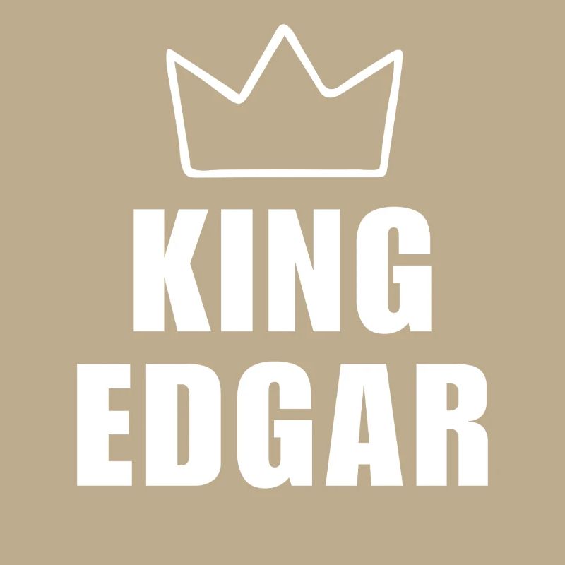 Edgar Name mit Buchstabe E - King Crown Shirt