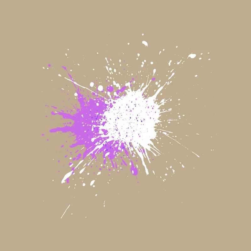 Purple color explosion on black