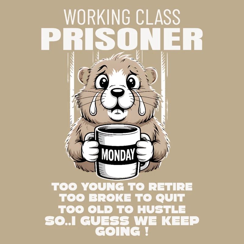 Monday Trapped Work Funny Work Outfit